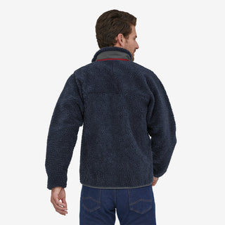 Patagonia Men's Classic Retro-X® Fleece Jacket New Navy w/Wax Red