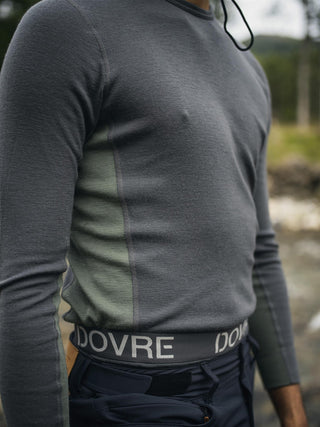 Dovre DOVRE wool LS shirt, organic