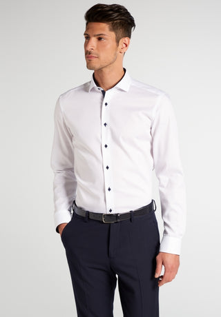 Eterna Contrast Shirt - Slim Fit