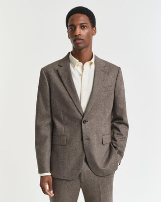 Gant Flannel Herringbone Suit Jacket