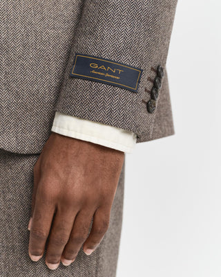 Gant Flannel Herringbone Suit Jacket