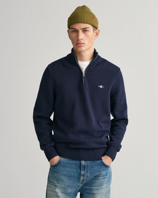 Gant Casual Cotton Half-Zip Sweater