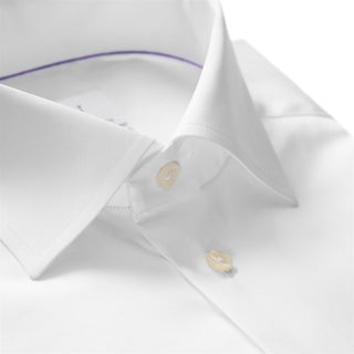 Eton White Signature Twill Shirt - Slim Extra Long Sleeve