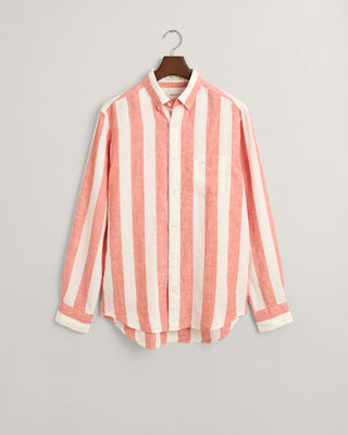 Gant Regular Fit Bold Striped Linen Shirt