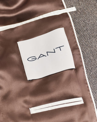 Gant Flannel Herringbone Suit Jacket