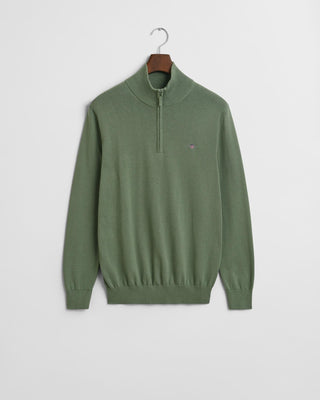 Gant Klassisk bomullsgenser med half-zip