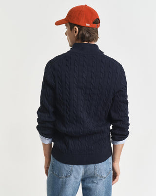 Gant Cotton Cable Half Zip