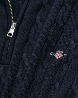 Gant Cotton Cable Half Zip