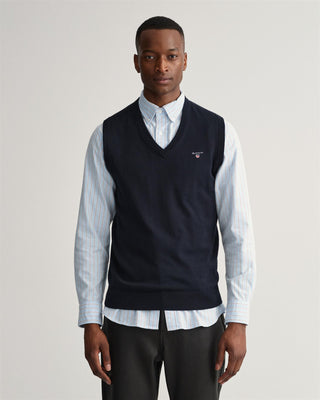 Gant Classic Cotton Sweater Vest