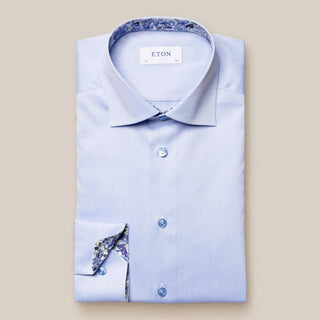 Eton Signature Twill Shirt - Contrast