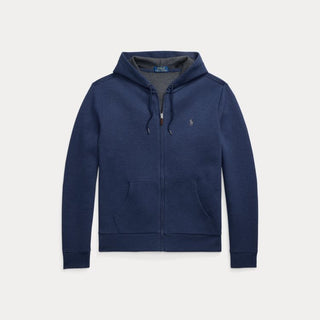 Polo Ralph Lauren Double-Knit Piqué Full-Zip Hooded Shirt