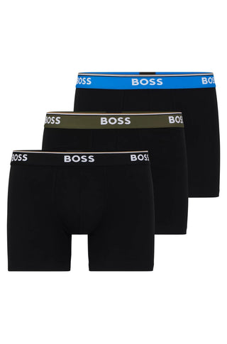 Boss 3 Pack Stretch-Cotton Boxer
