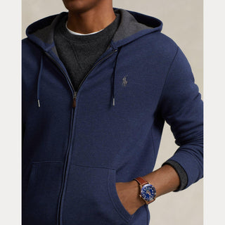 Polo Ralph Lauren Double-Knit Piqué Full-Zip Hooded Shirt