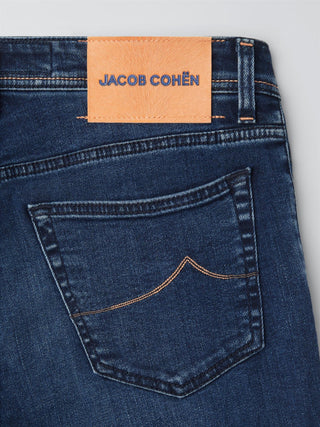 Jacob Cohen Nick Slim Fit Dark Blue Stretch Jeans