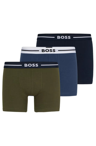 Boss 3 Pack Stretch-Cotton Boxer