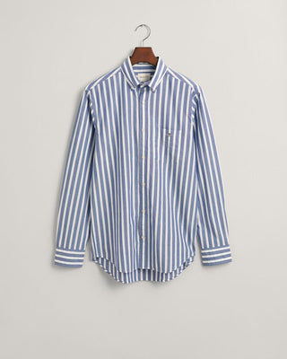 Gant Regular Fit Wide Striped Poplin Shirt