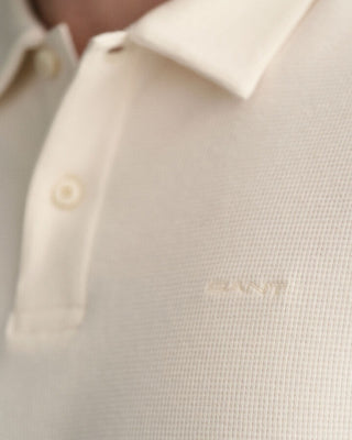 Gant Waffle Texture Piqué Polo Shirt