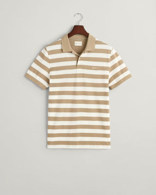 Gant Wide Striped Piqué Polo Shirt