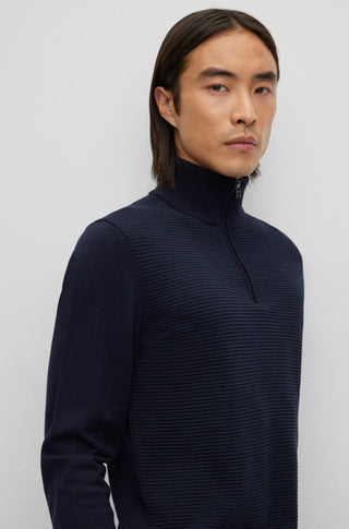 Hugo Boss Ladamo Two-Tone Micro Structure Sweater