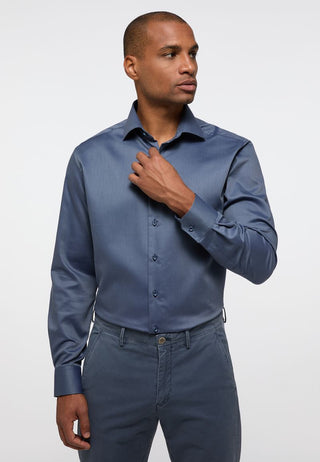 Eterna Dobby Texture Shirt - Modern Fit